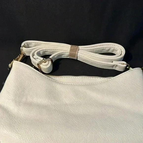 White Leather Handbag (NWOT) - Picture 2 of 11